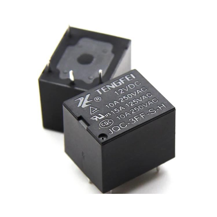 TENGFEI JQC-3F T73 DC12V 4 Pin Mini  Electric Relay Module