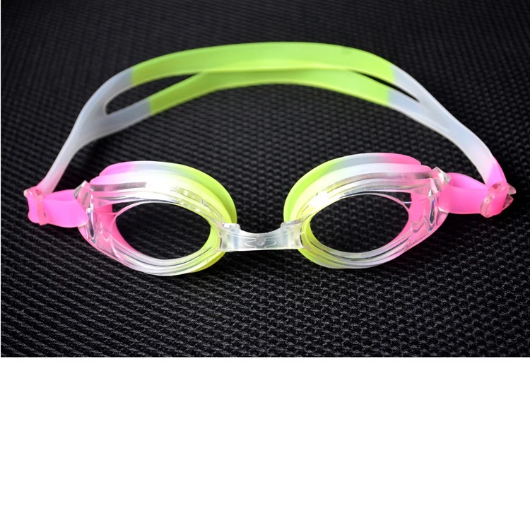 Factory Price Adult One Piece Silicone Flexible Uv Protection Anti Fog PC Lens Swimming Goggles