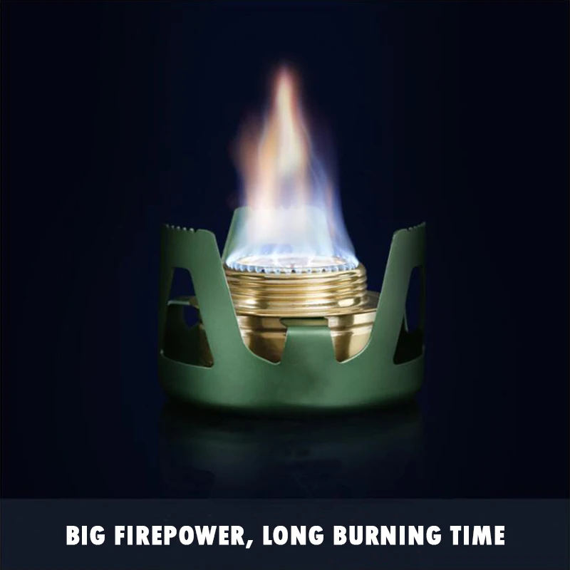 Hot Sell Outdoor Camping Hiking Burner Mini Portable Alcohol Windproof Cooking Stove