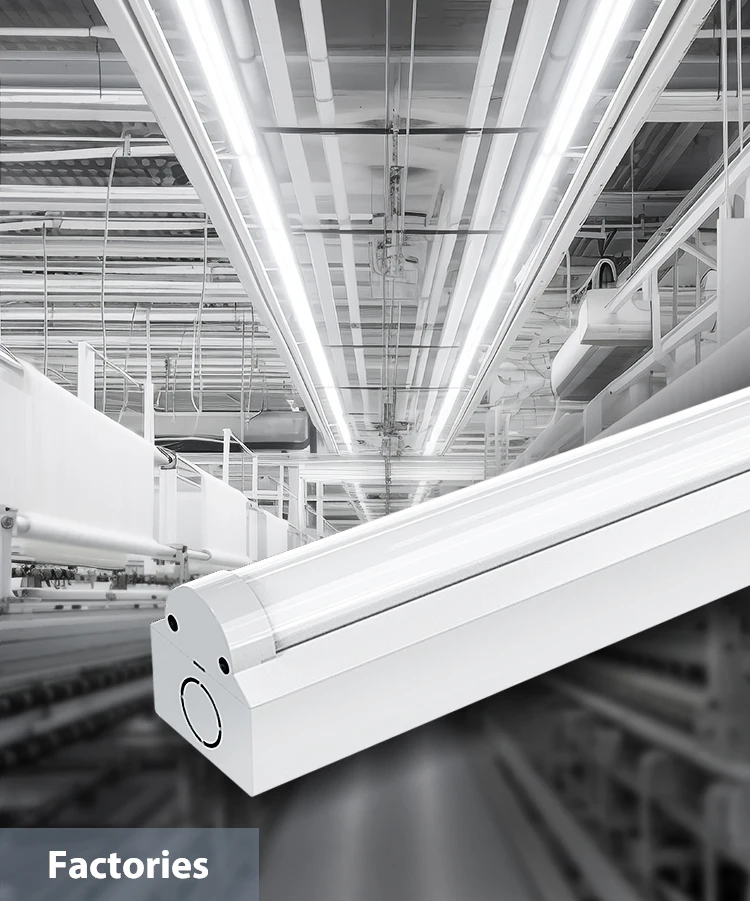 150cm 4000k T8 LED Linear Link T8 Batten Light With PIR Sensor emergency fitting LED batten light