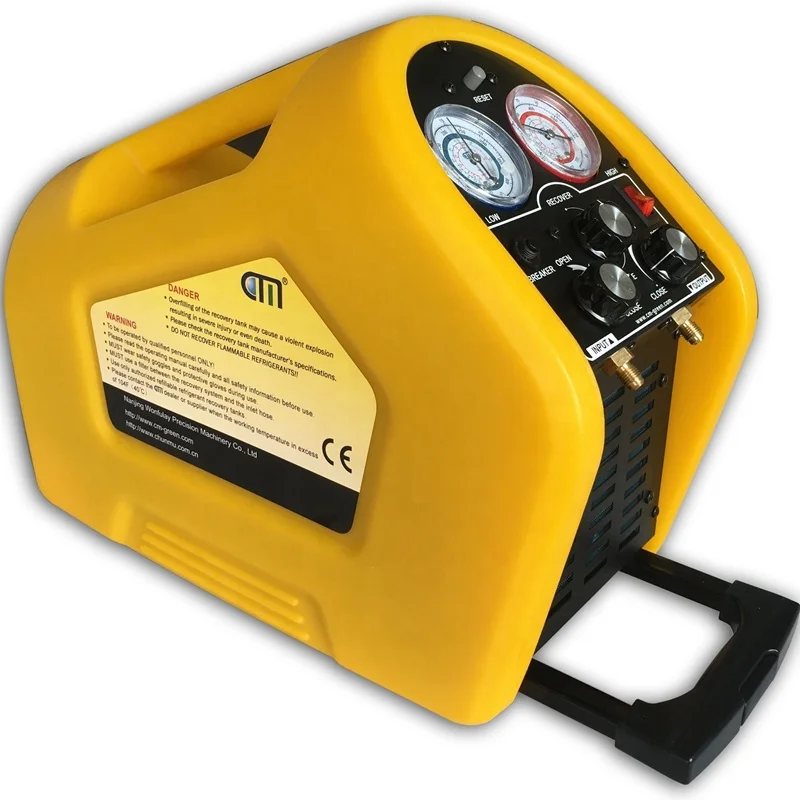 China R410A R134A R22 Portable Commercial Refrigerant Recovery Machine CM2000A.