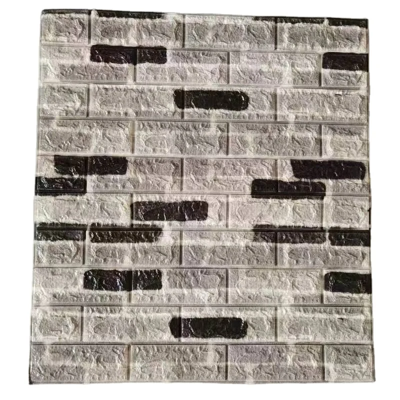 Cheap Price Wall Decoration Home DIY Decorative Removable 3d Self Adhesive Foam Brick Sticker Concrete Wall Paper