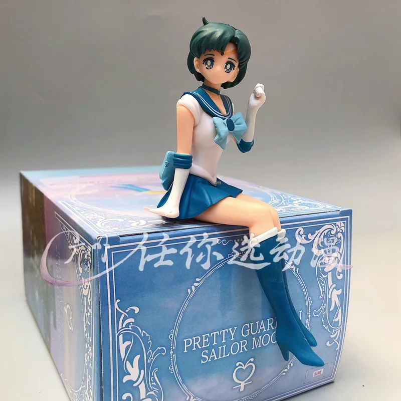 japanese Anime Noodles Ornament Seated Tsukino Usagi PVC sailor moon figure siting down  sailor moon action figure
