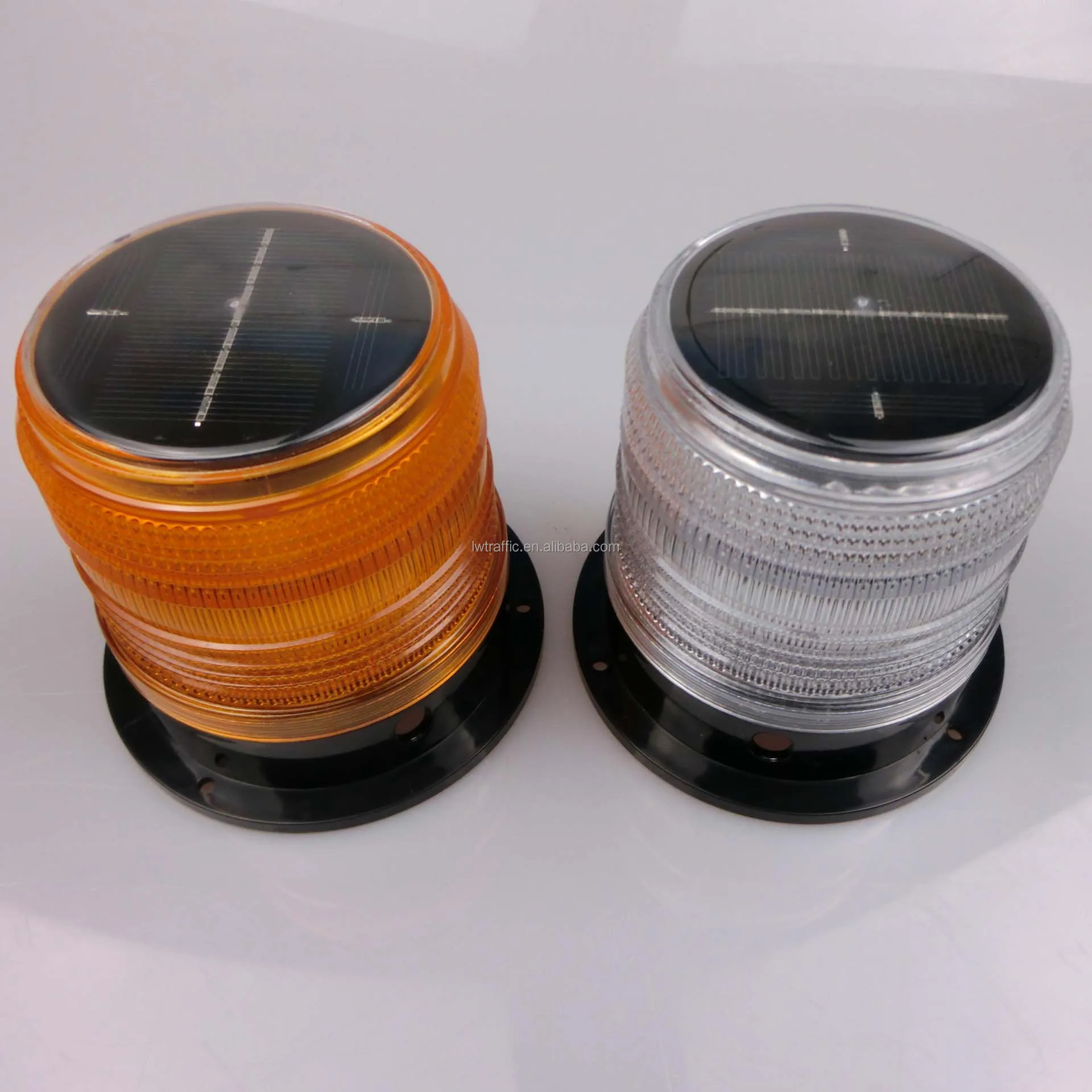 amber led tower solar preco magnet battery warning street flash light rotary magnet warning flashing lights