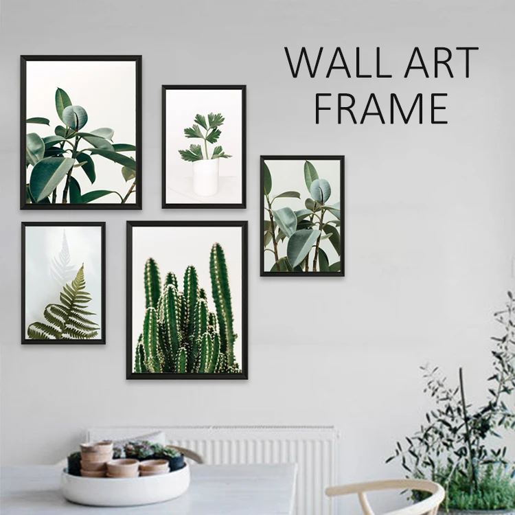 Customized wholesale wood Plastic Photo Collage Frame Room decoration Background Hanging Picture diploma Frame