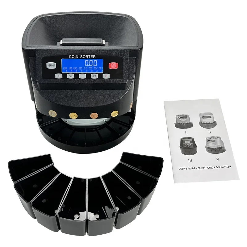 XD-9200D Counting Value Coin Sorter Machine Multi Coin Counter Hot Sale High Accuracy