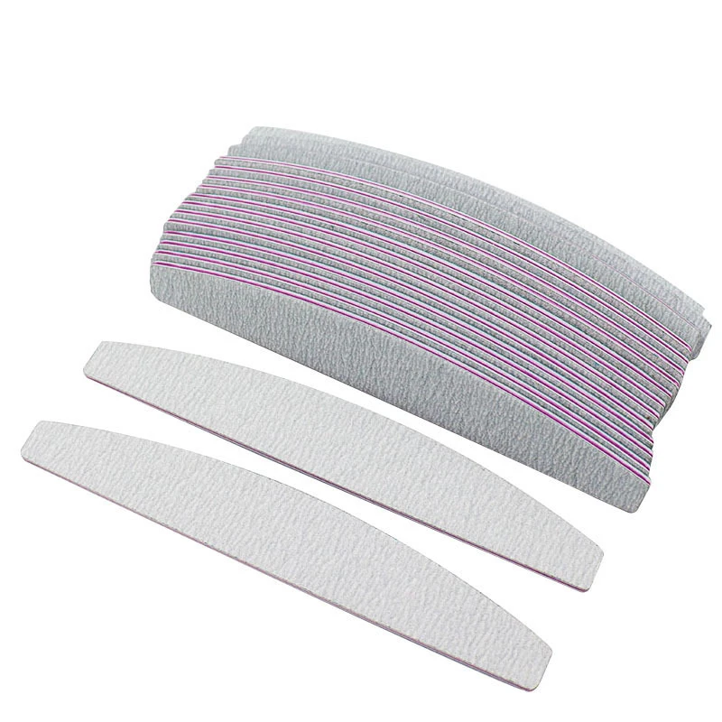 High Quality Zebra Half Moon 100/180 100/100 80/80 Professional Files Nail File