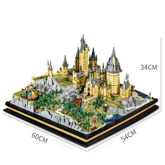 China wholesales Mould King magic castle magnetic building blocks compatible with all major brand house girls toy 22004