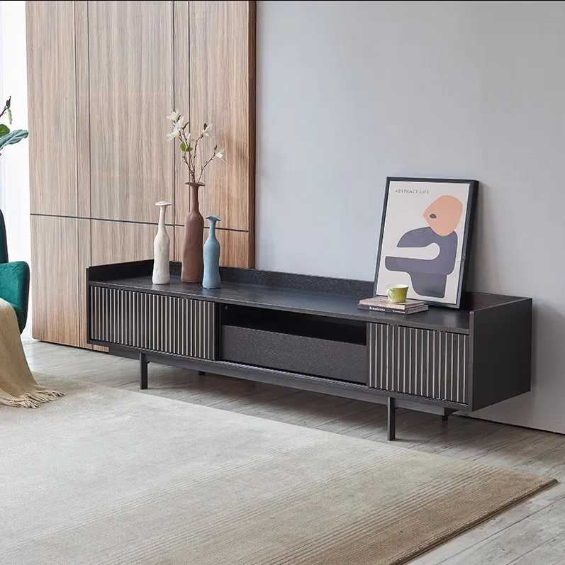 Low-Cost Tv Cabinet Easy Installation Adjustable Tv Stands For Your Living Room Furniture Fireplace Wooden Tv Stand Room Shelves