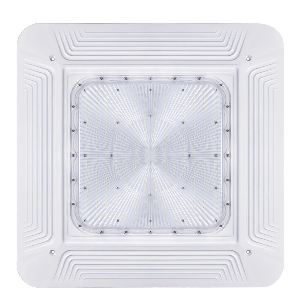 dlc listed led light retrofit fixture bulb 240w square housing led canopy light