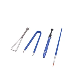 4 in 1 Mechanical Keyboard Tweezers Lube Brush Switch Puller Stem Picker Holder IC Claw Tools Set