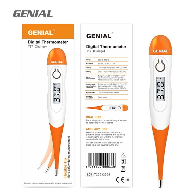 wholesale digital forehead thermometer infrared temperature guns type non contact thermometer babi