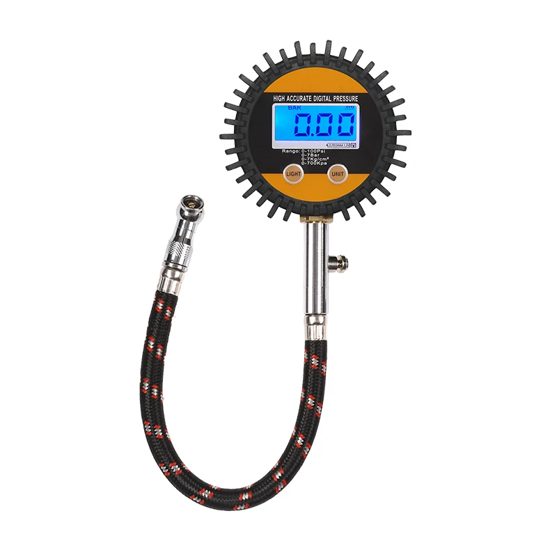 Professional Tire Pressure Gauges with Durable Construction and Large Easy-to-Read Numbers for Different Vehicle Tires