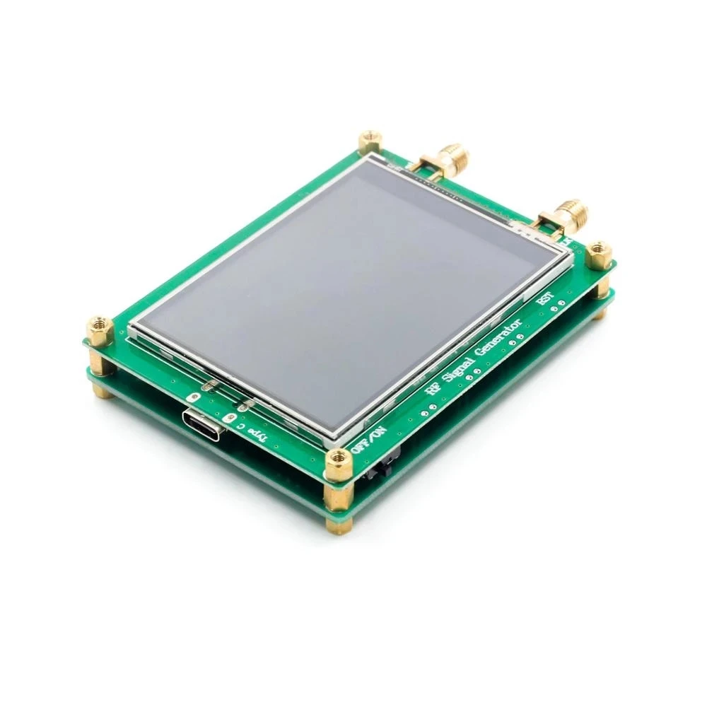 HLZS-35-4400M ADF4351 ADF4350 RF Signal Source Signal Generator Wave/Point Frequency Sweep Touch Screen LCD Display Control