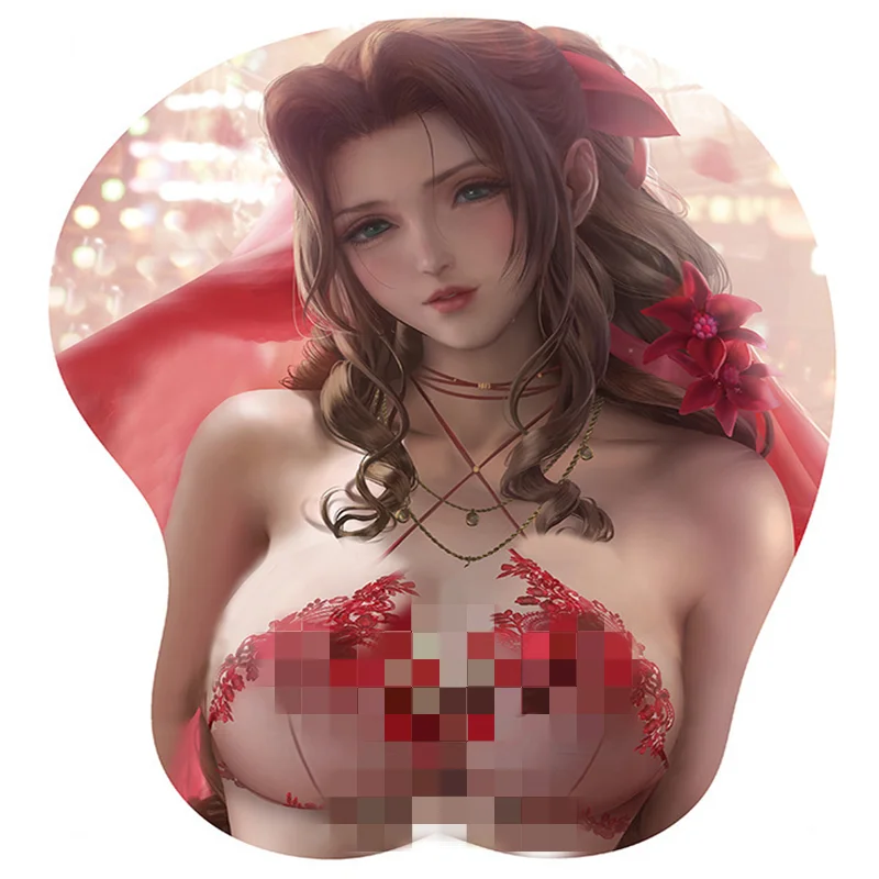 Factory Supply Custom Silicone Gel Boob Mouse Pad Anime Wrist Rest high quality Ergonomic 3d Sexy Anime Gel Mousepad