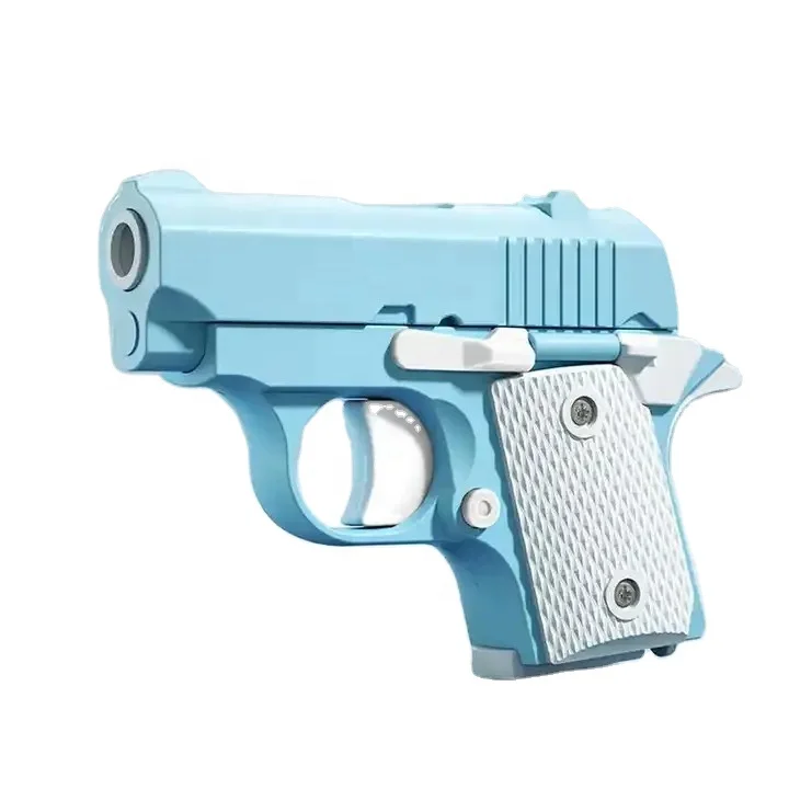 trending products 2023 new arrivals 3D Printed Fidget Toy Gun Parts Gravity Toy Mini 1911 Pistol Carrot Gun