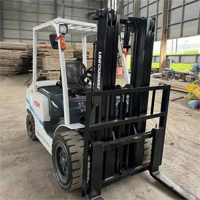Fast Shipping Used Forklifts TCM FD30 3 ton Forklift Truck with Original Engine Used Forklifts in Good Condition TCM FD30