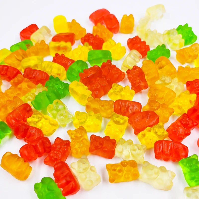 Gummy candy wholesale custom fruit shaped gummy soft candy sweets sour jelly candy