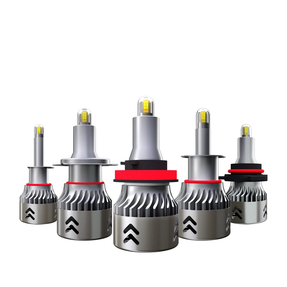 Универсальная автомобильная ксеноновая фара, обновленная подсветка 6000k, белый свет, сильное тепловыделение, IP68 Водонепроницаемая светодиодная фара