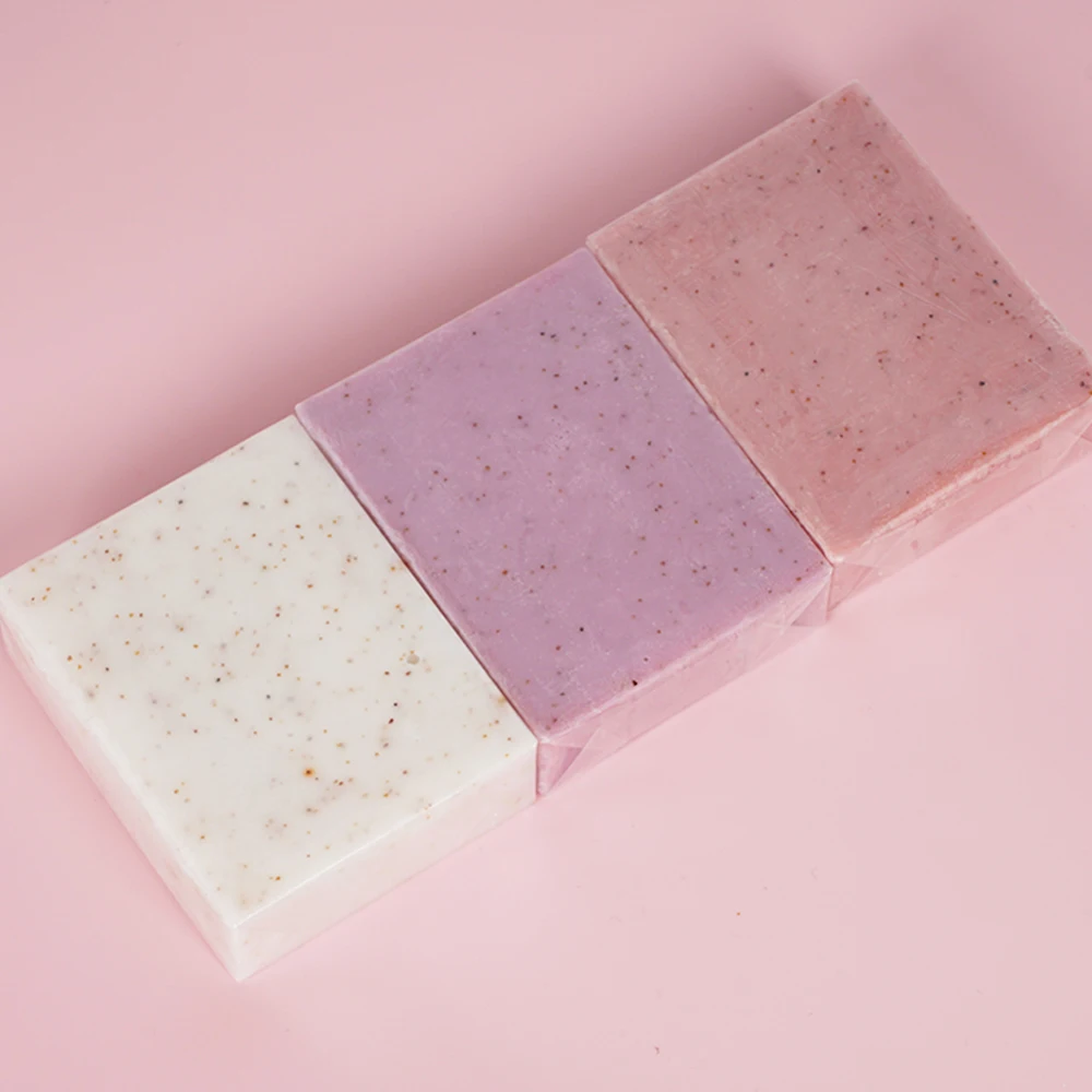 All Natural Fruits Mild Soap Bar Coconut Rose Lavender Whitening Exfoliator Body Scrub Cold Process Handmade Soap