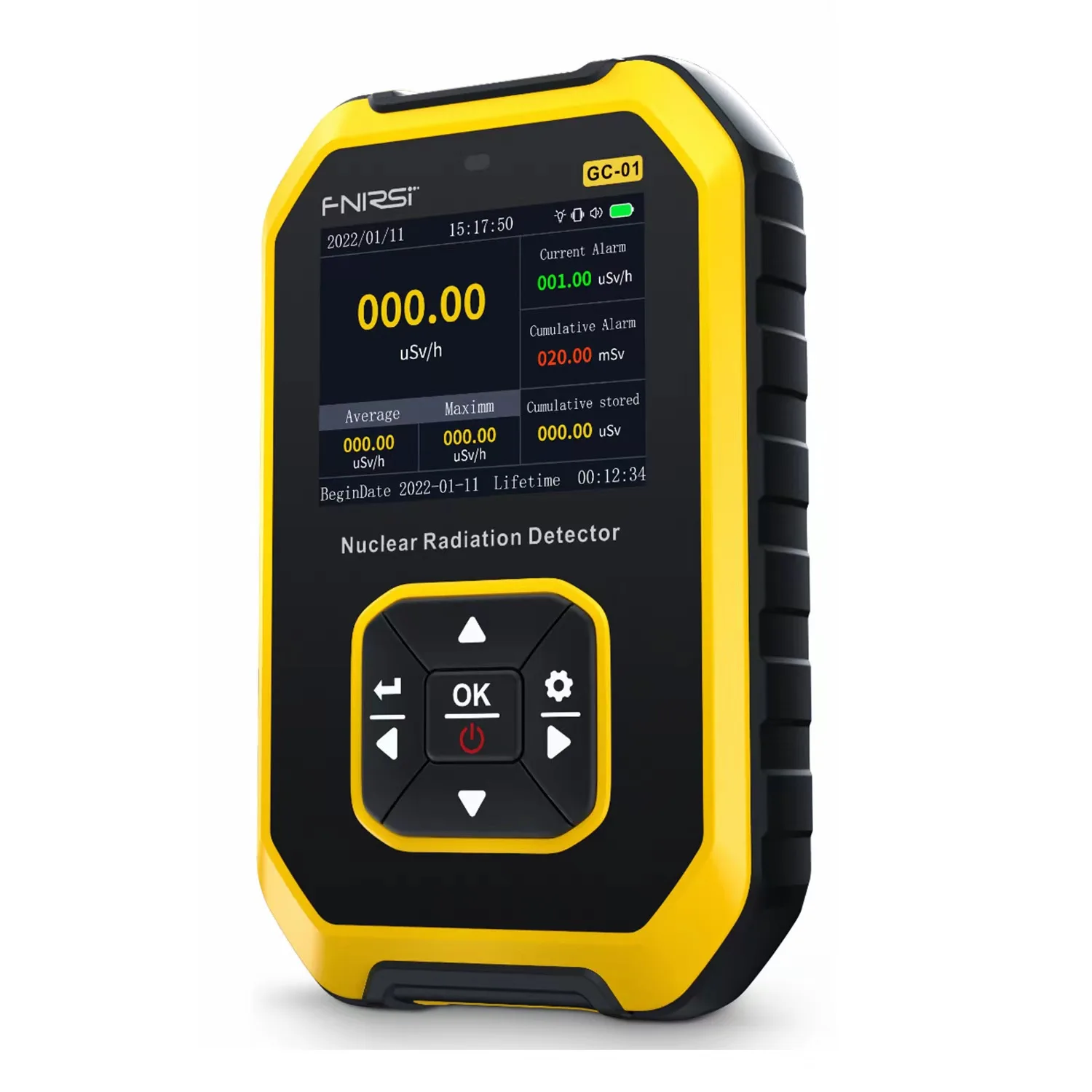 Nuclear radiation detector geiger counter nuclear radiation detector