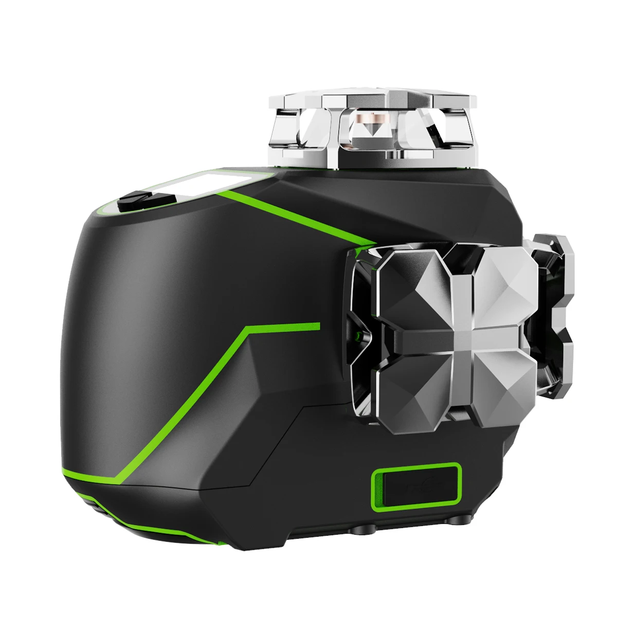 Huepar Supplier 12 Cross Line 3D OSRAM 360 Degree Self-Leveling High Accuracy LCD Screen Display Rotary Laser Level