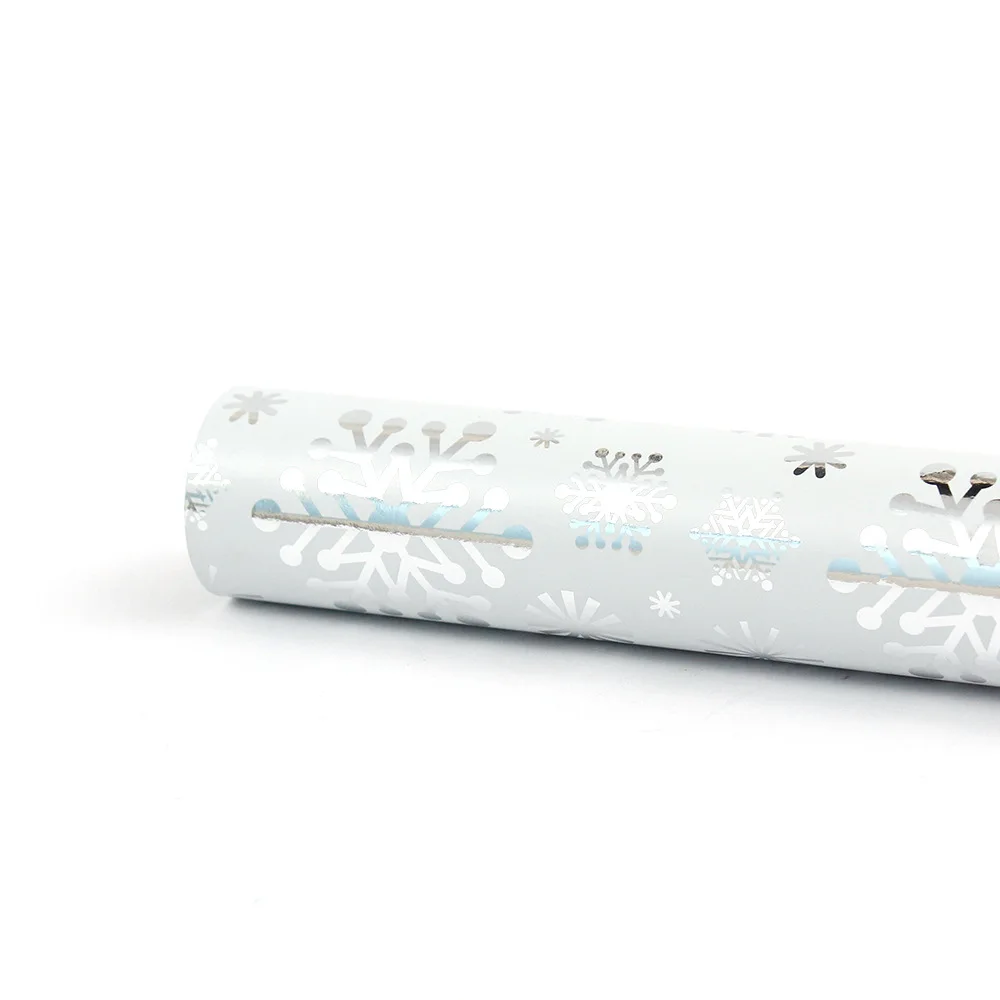Christmas Aluminum Foil Gift Wrapping Paper Design Flower Paper Wrapping Wholesale