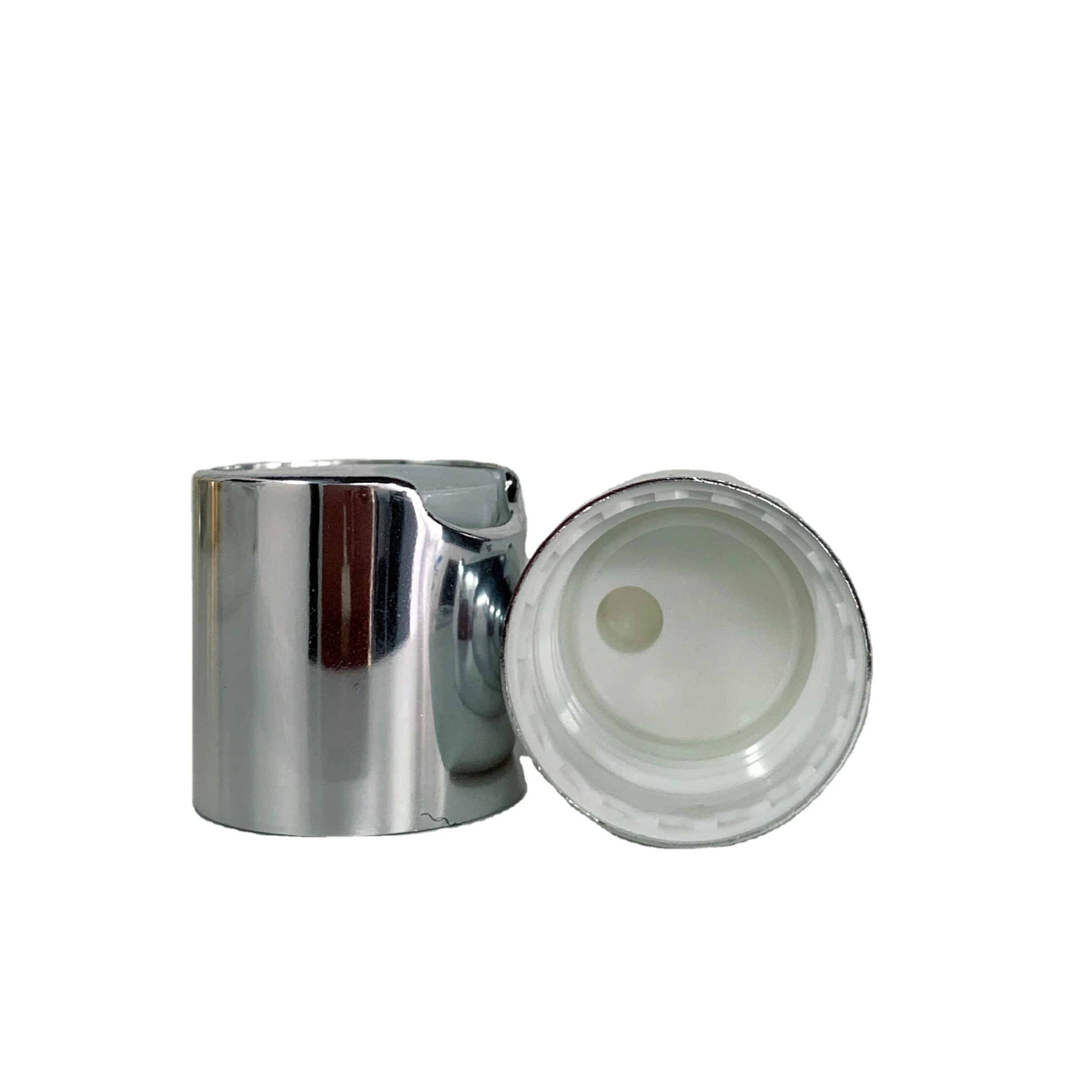 
Высококачественные алюминиевые колпачки с верхним винтом и серебряным диском 