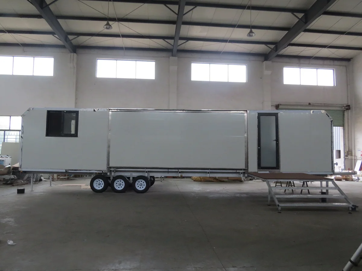 Australian standard movable house on trailer customized motorhome caravan
