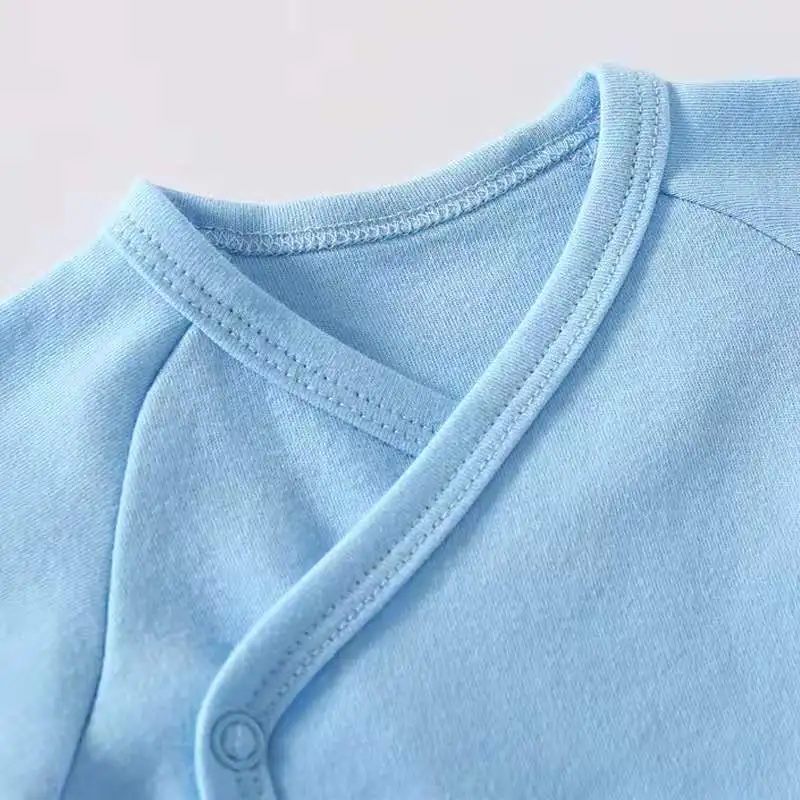 
OEM service 100% organic cotton newborn baby clothes long full sleeve baby rompers baby clothing 