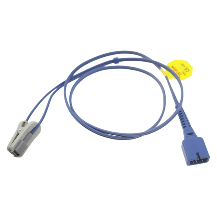 adult finger clip compatible digital medical pulse oximetry spo2 sensor cable for Biolight DB7pin