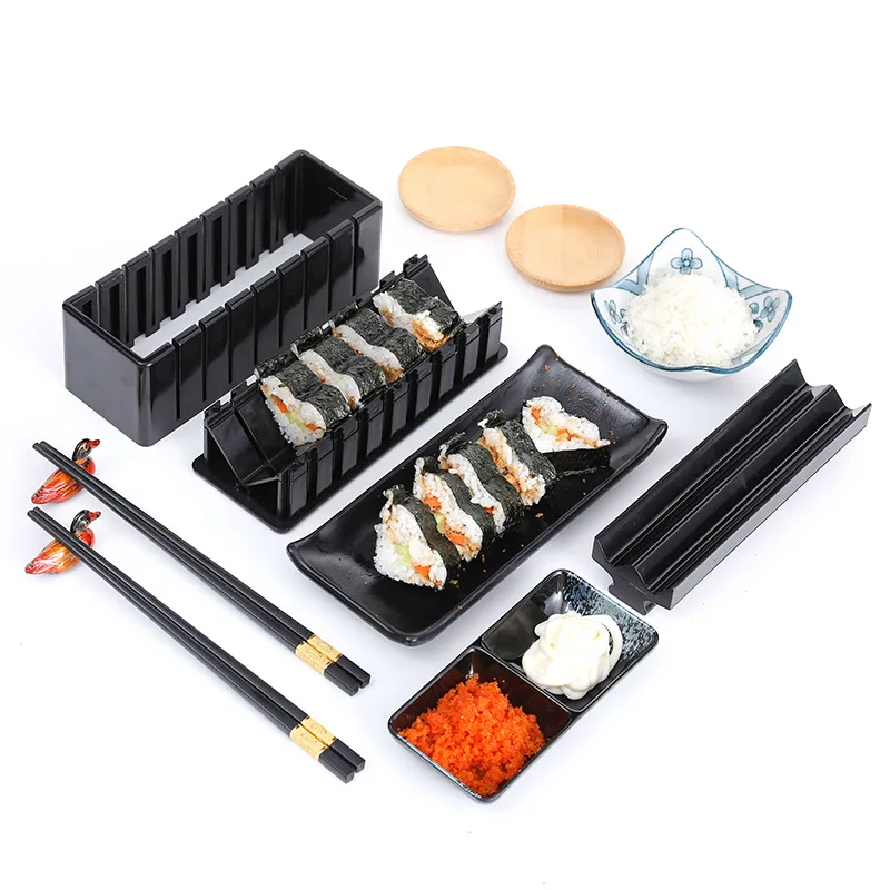 7 Sushi Making Set of Diy Cooking Tools Sushi Kit Smart Kitchen Tools Sushi Maker for Beginner