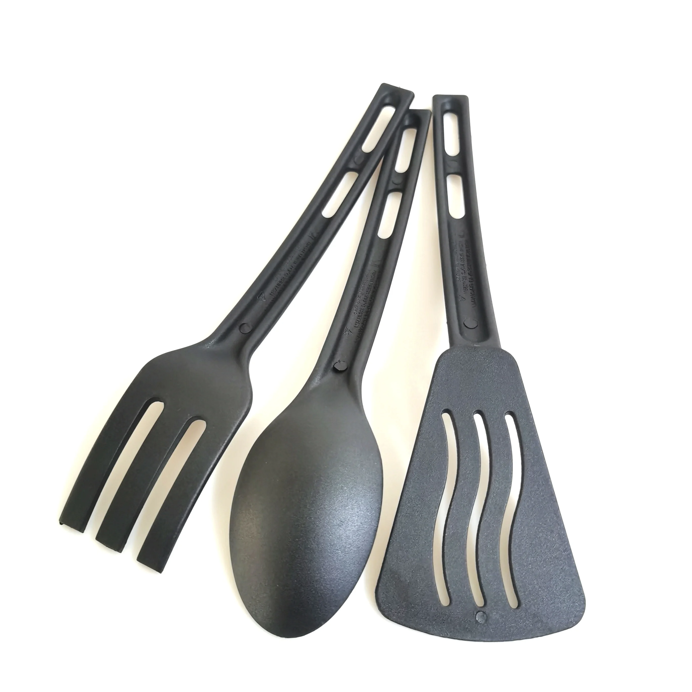 2021 hot sale kitchen utensil nylon kitchen utensil heat-resistant fork and spoon turner 3-piece set