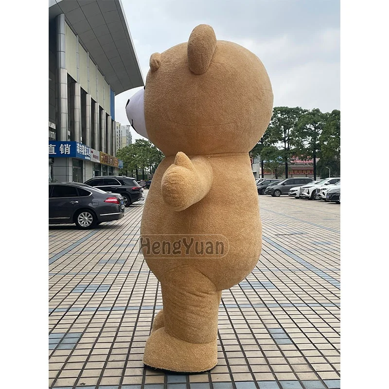 Instock Inflatable Colorful Teddy Bear Mascot Clothing Advertising Events Cosplay Giant Walking Brown Bear Mascot Costumes