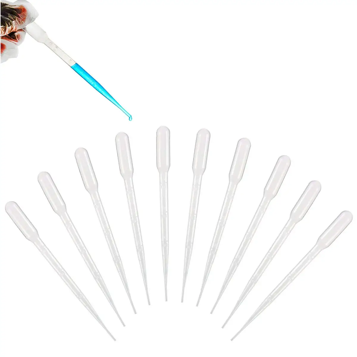 Laboratory Polyethylene Disposable Pasteur Pipette 3 ml