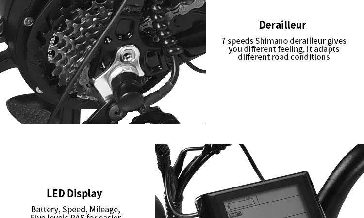 electric bicycle 48V  351-500W  fast speed made in China