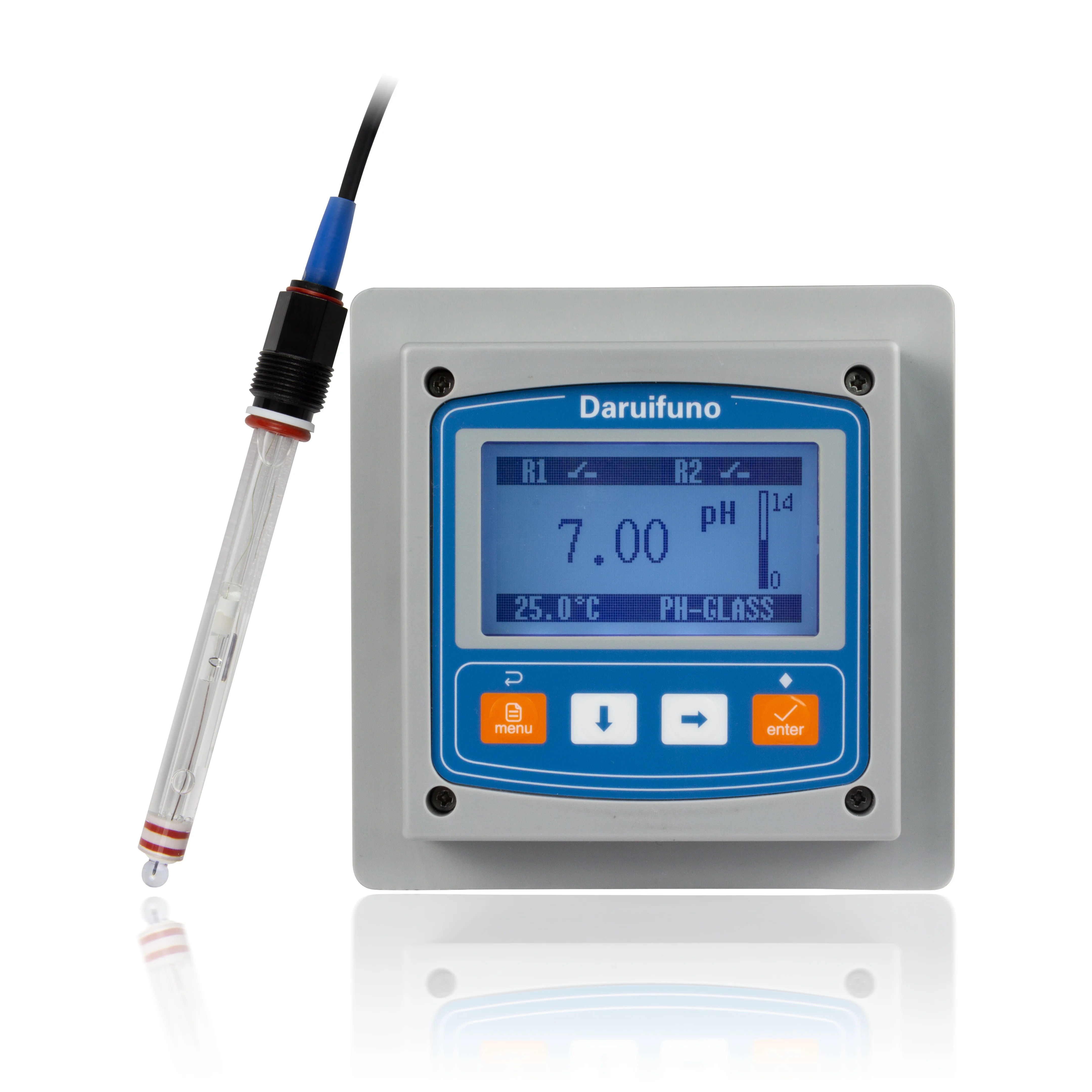 Industrial Process Monitoring RS485 Online pH Meter For water