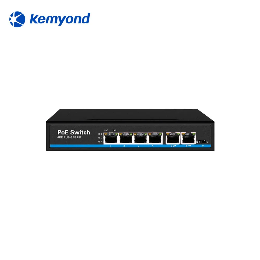 Пассивный сетевой коммутатор 24 в 4 8 10/100M Af/At неуправляемый Промышленный Ethernet