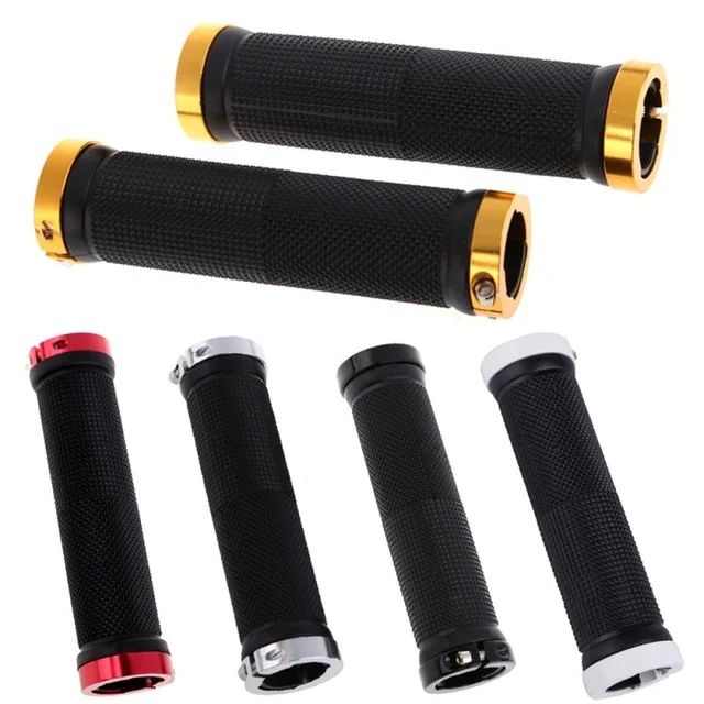 New 2pcs Locking BMX MTB Mountain Bike Cycle Bicycle Handlebar Grips/Bike Handlebar Grips