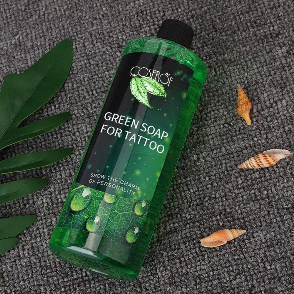 2023 Green Foam Soap Tattoo Cleansing Soap Tattoo Relieve Accessory Skin Care