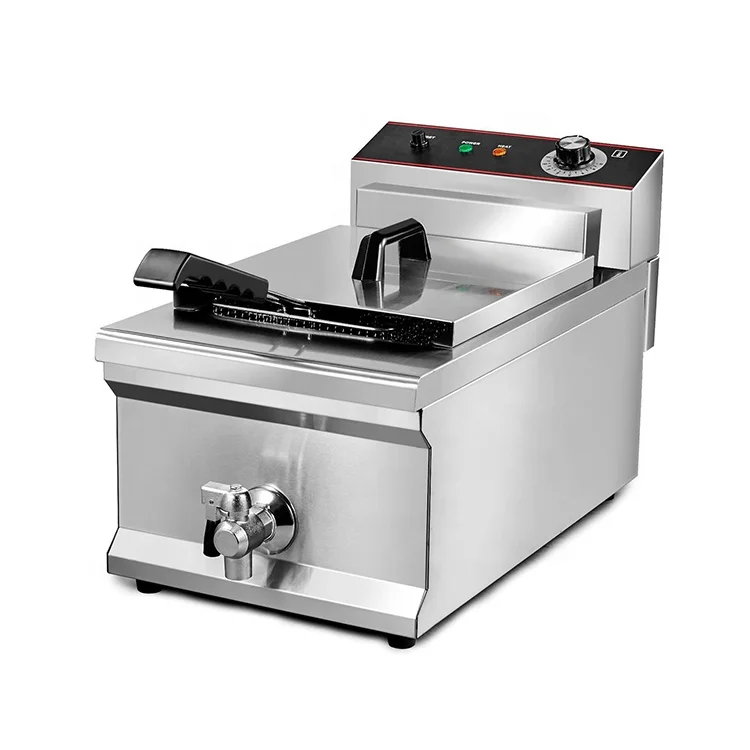 Factory Supply Stainless Steel Industrial Gas Electric Deep Fryer for cooking fish chips chicken