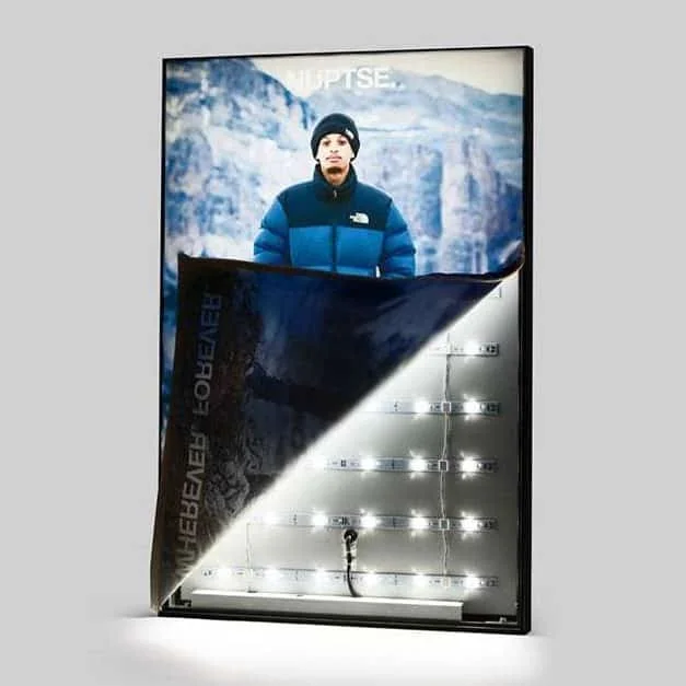 custom backlit textile light box fabric printing for frameless seg exhibition fabric led light box
