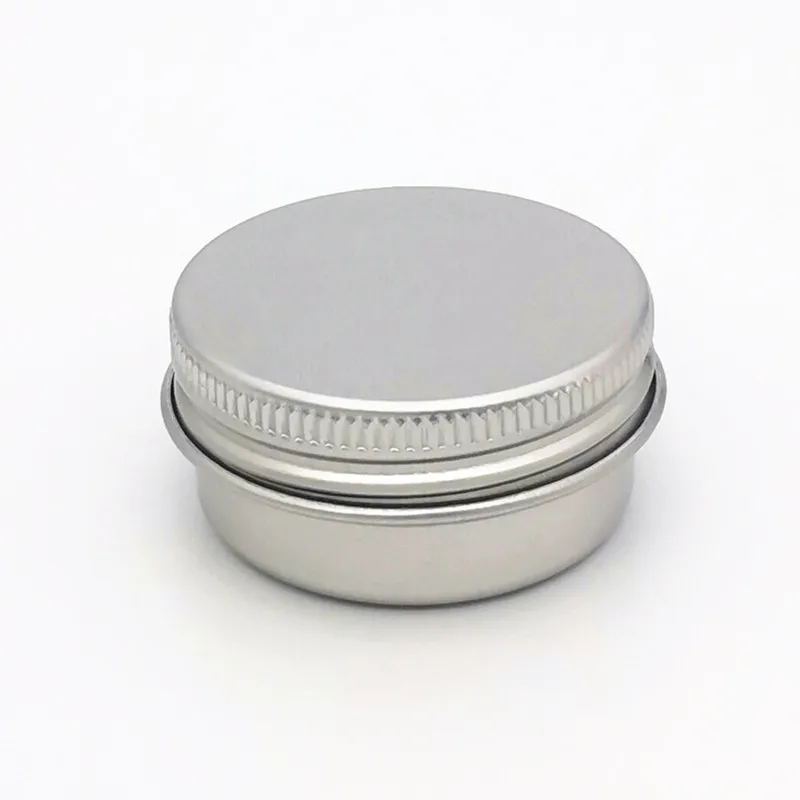 Food Grade 5-250ml Silver Aluminum Cream Tin Can Wide Mouth Metal Candle Jar with Lid