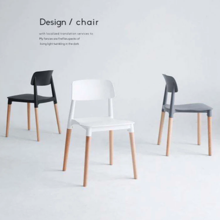 Nordic Fashion Dining Table And Chair Gifted Chair Simple Coffee Leisure Plastic Dining Chair