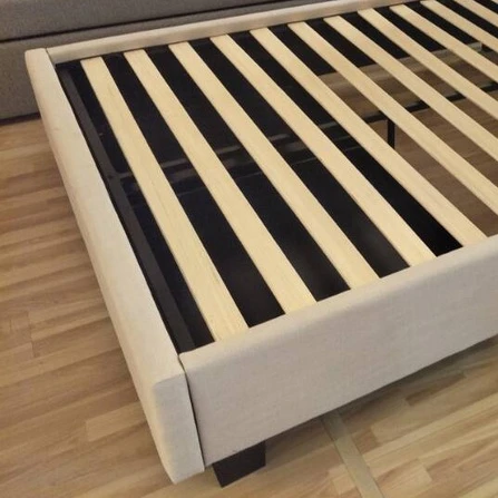 Latest design bed frame American style king Queen size bed with storage cabinet