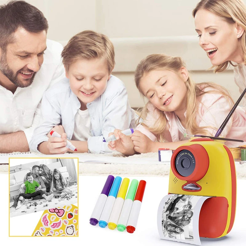 Wholesale Smart Educational Toys Photo Video Kids Camera 2 Inch Children Instant Print Camera