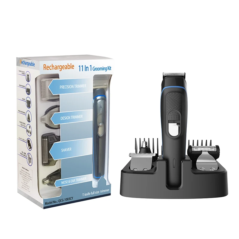 11 in 1 Professional Waterproof Hair Clippers for Men Rechargeable Cordless electric razor Hair Beard Trimmer