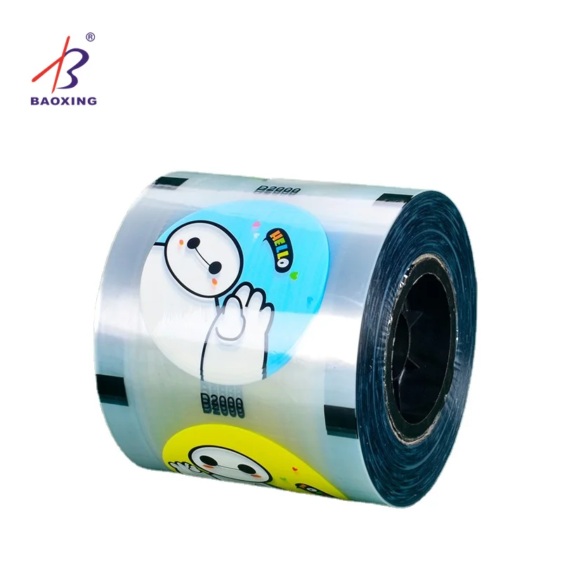 Factory Direct Sale PET/PE, NY/PE Bubble Boba Tea Paper Cup Sealing Roll Film Milk Plastic Cup Sealing Film