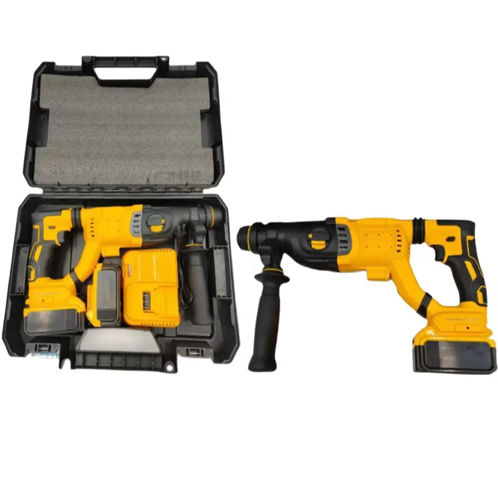 Professional DIY Electric Concrete Demolition Hammer Drill Set Impact Power Mul-Function Rotary Hammer 110V Battery China-made