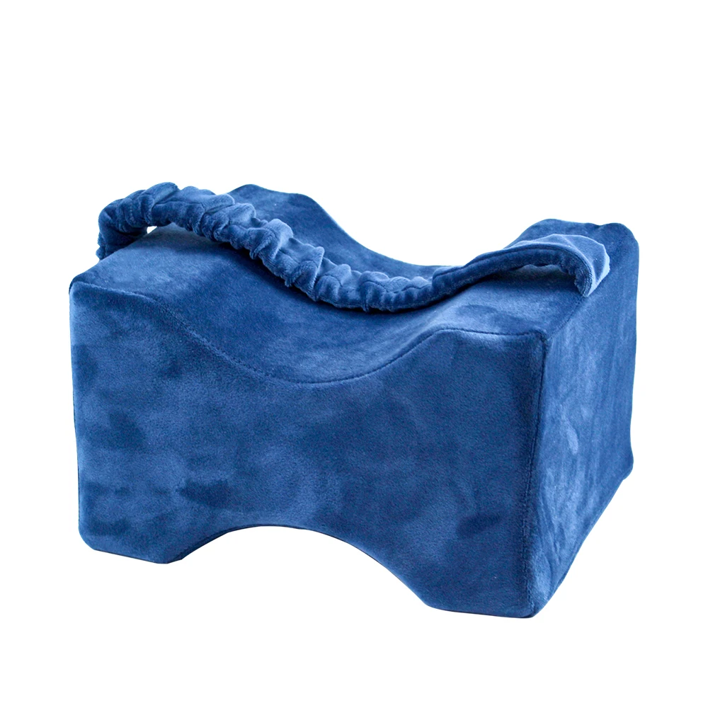 Support OEM & ODM Original Patent Protection Ergonomic Design Memory Foam Knee Pillow for Body Leg Relax Adjustable Knee Pillow